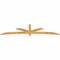 Ekena Millwork Alberta Rough Sawn Timber Gable Bracket, Western Red Cedar, 108"W x 27"H x 2"D x 4"F, 6/12 Pitch GBW108X27X0204ALB00RWR - alternate 2